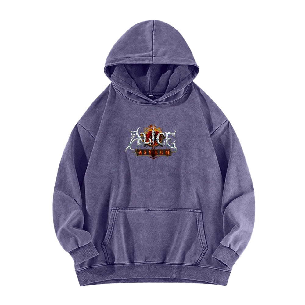 Alice Unisex Washed Hoodie 2511018099