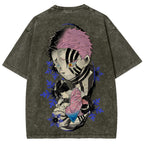 Demon Slayer Unisex Fit Washed T-Shirt 2511024459