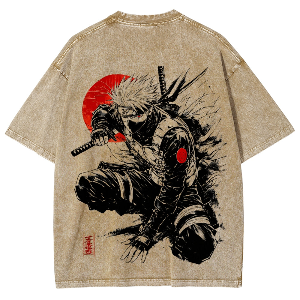 Naruto Unisex Fit Washed T-Shirt 2511024505