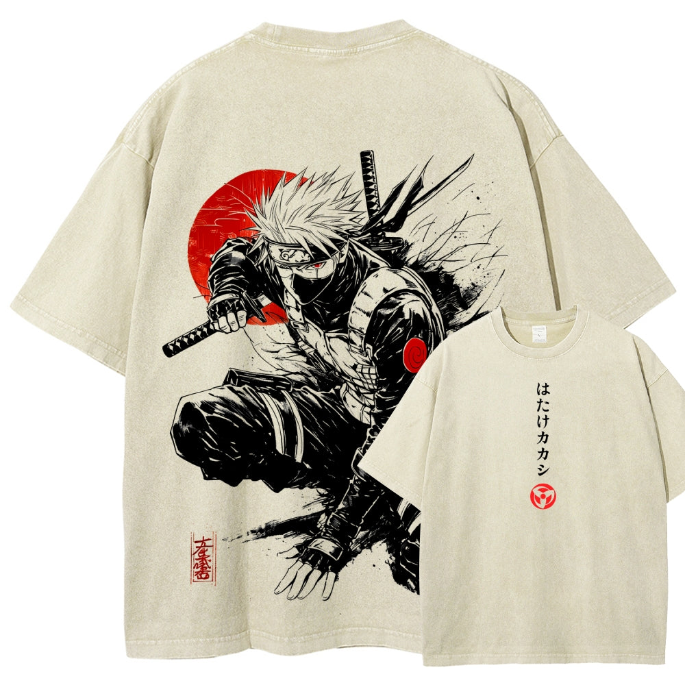 Naruto Unisex Fit Washed T-Shirt 2511024505