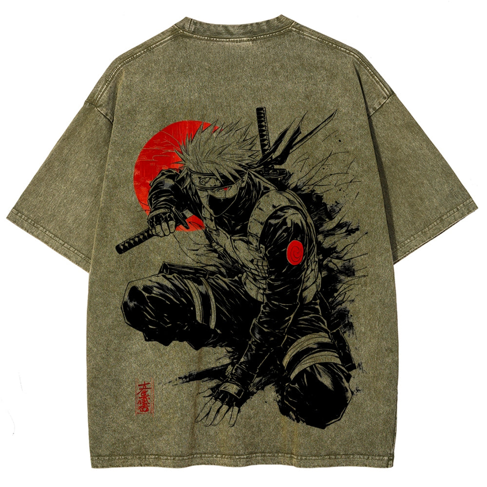 Naruto Unisex Fit Washed T-Shirt 2511024505