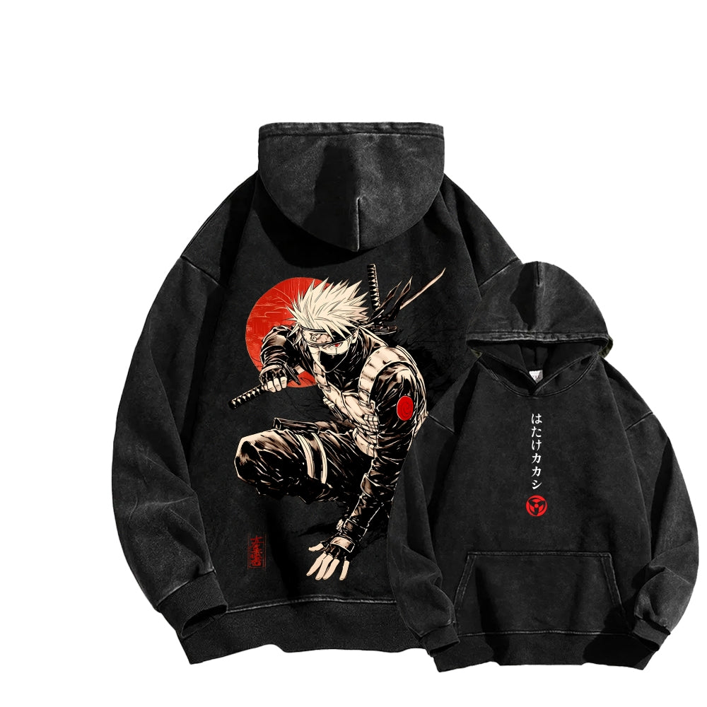 Naruto Unisex Washed Hoodie 2511024516