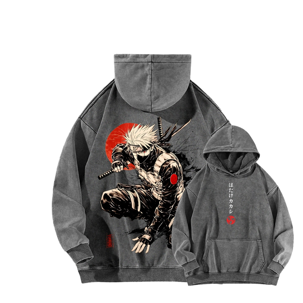 Naruto Unisex Washed Hoodie 2511024516