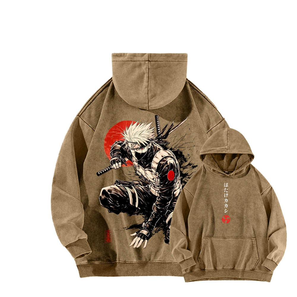 Naruto Unisex Washed Hoodie 2511024516