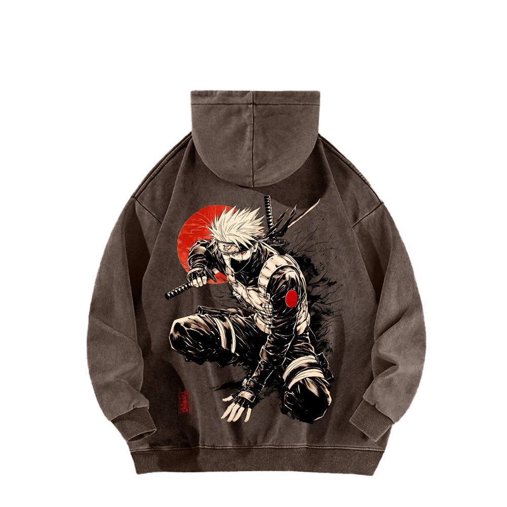 Naruto Unisex Washed Hoodie 2511024516