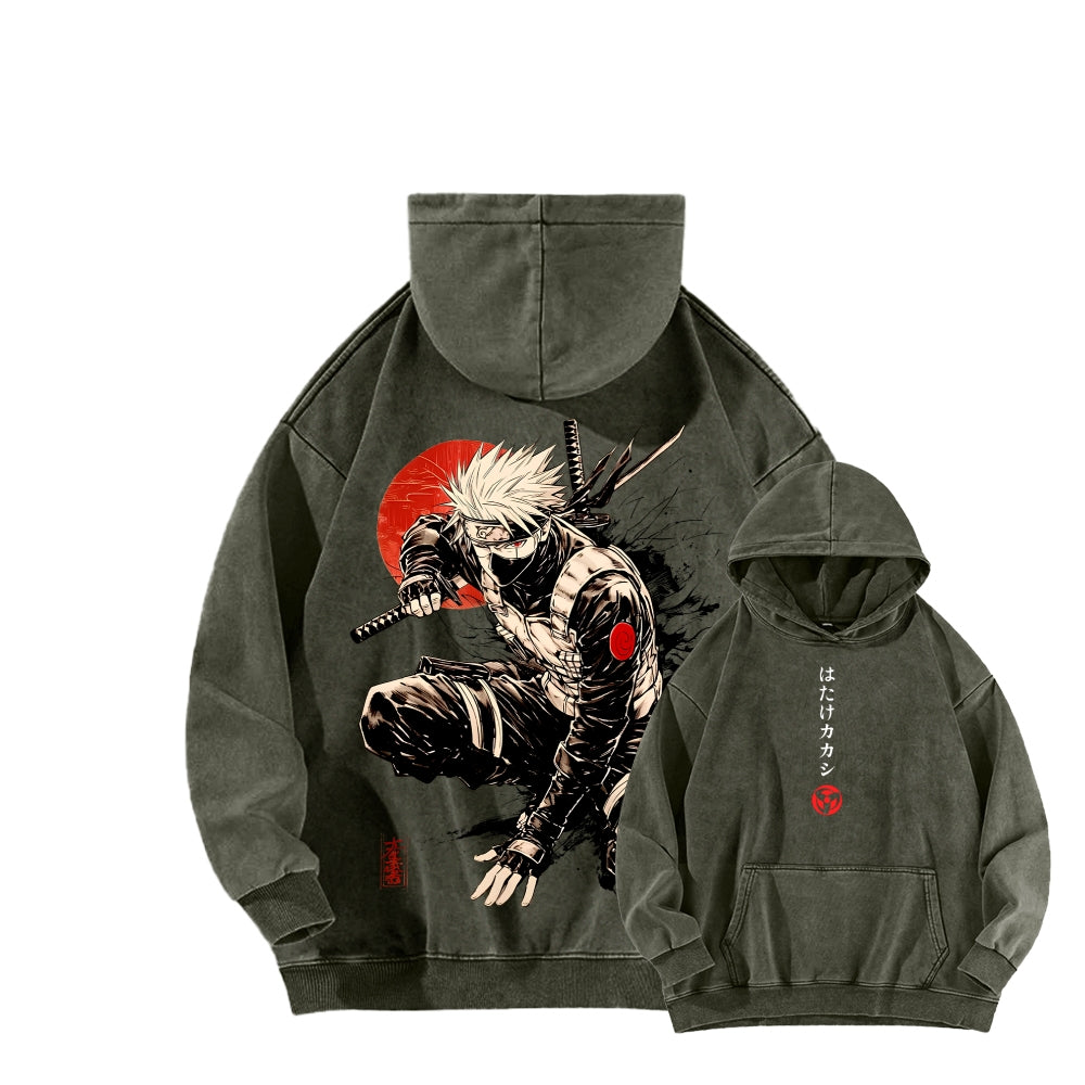 Naruto Unisex Washed Hoodie 2511024516