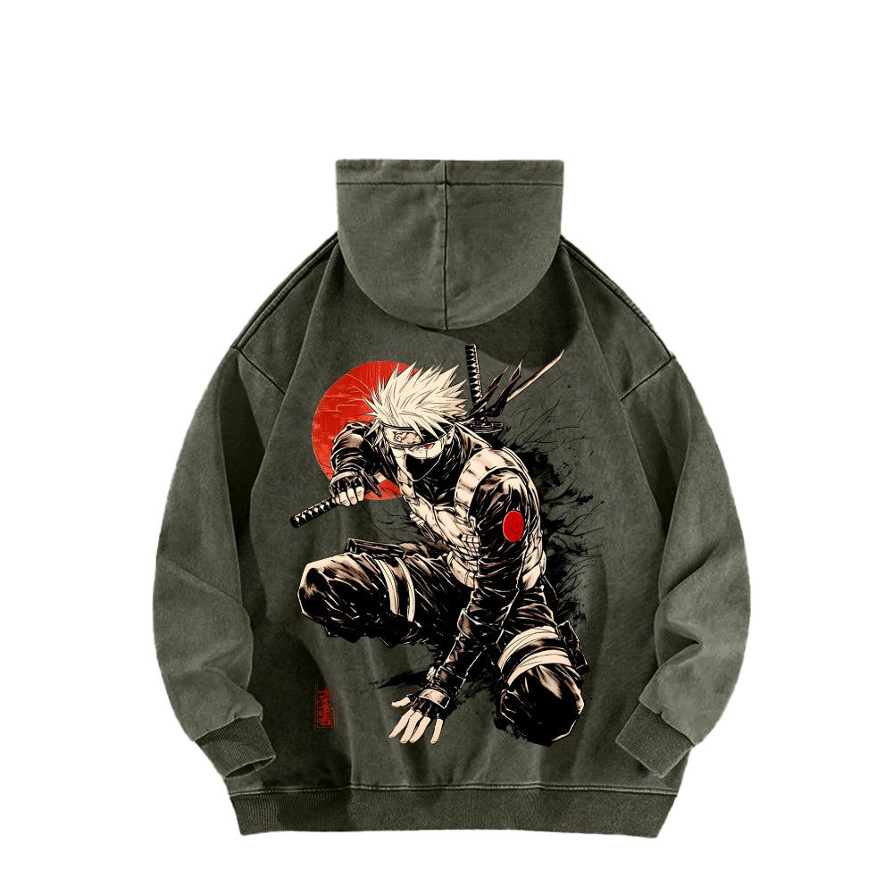 Naruto Unisex Washed Hoodie 2511024516