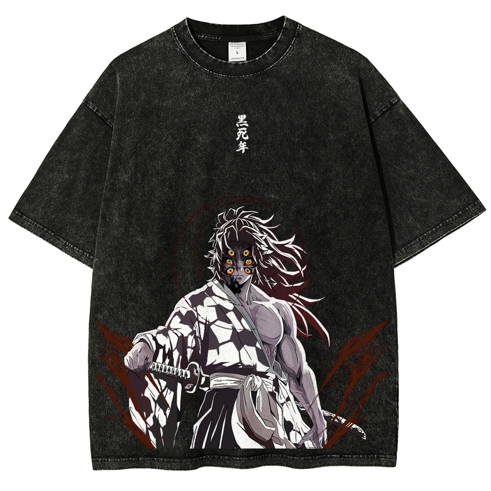 Demon Slayer Unisex Fit Washed T-Shirt 2511029897