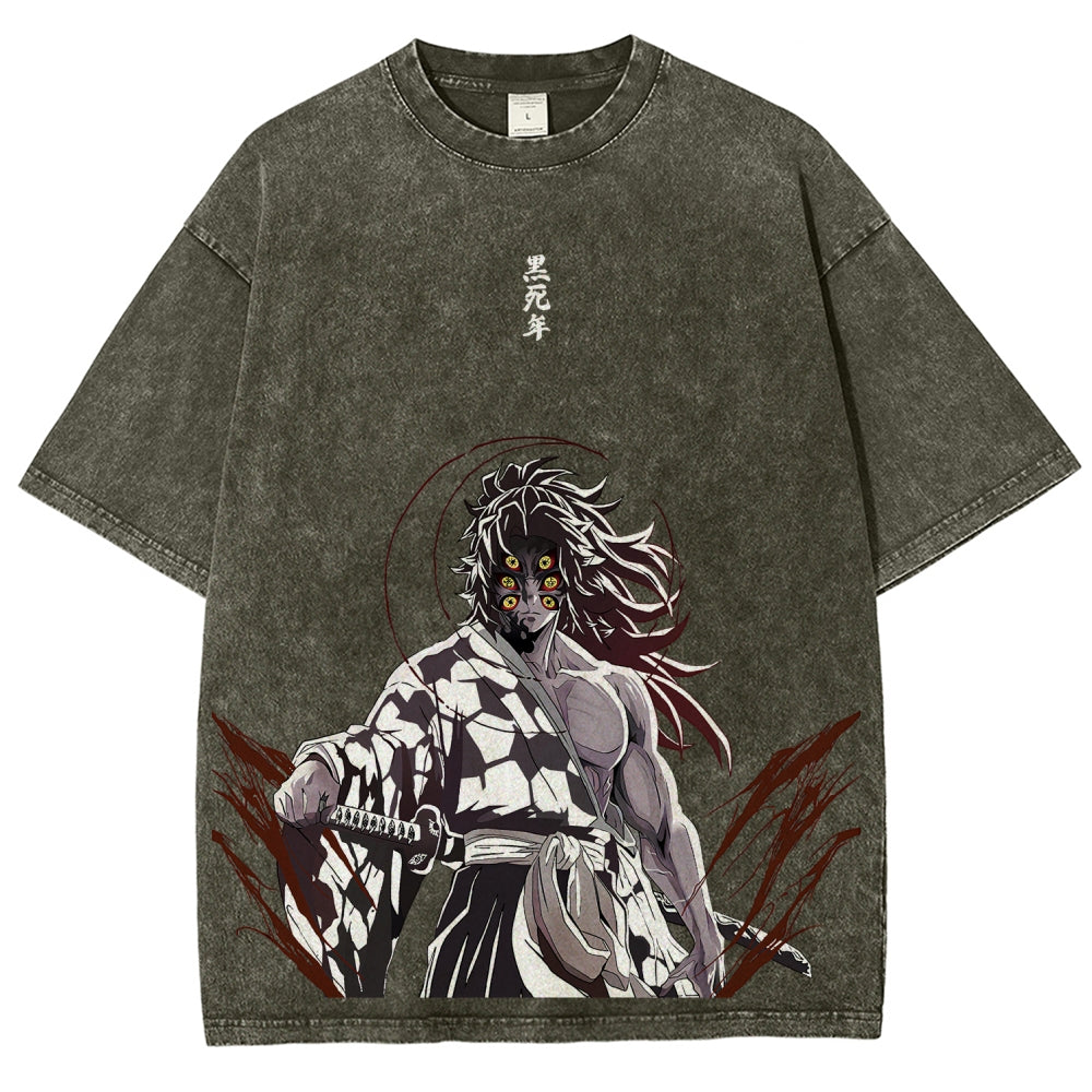 Demon Slayer Unisex Fit Washed T-Shirt 2511029897