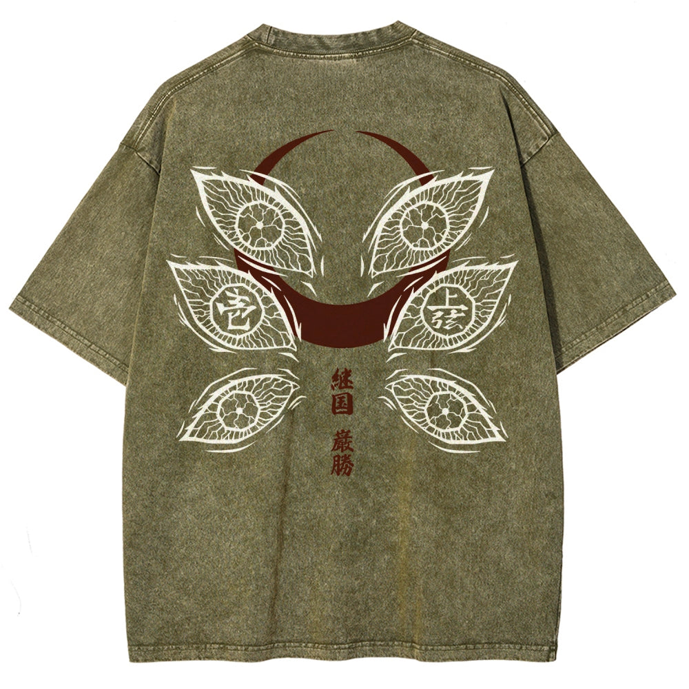 Demon Slayer Unisex Fit Washed T-Shirt 2511029897