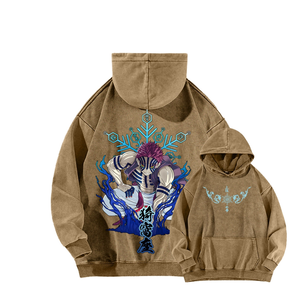 Demon Slayer Unisex Washed Hoodie 2511029984
