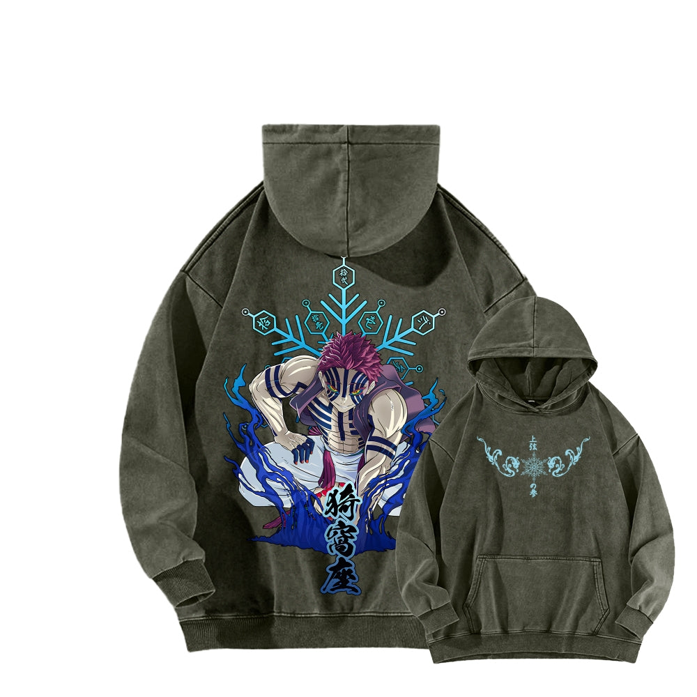 Demon Slayer Unisex Washed Hoodie 2511029984