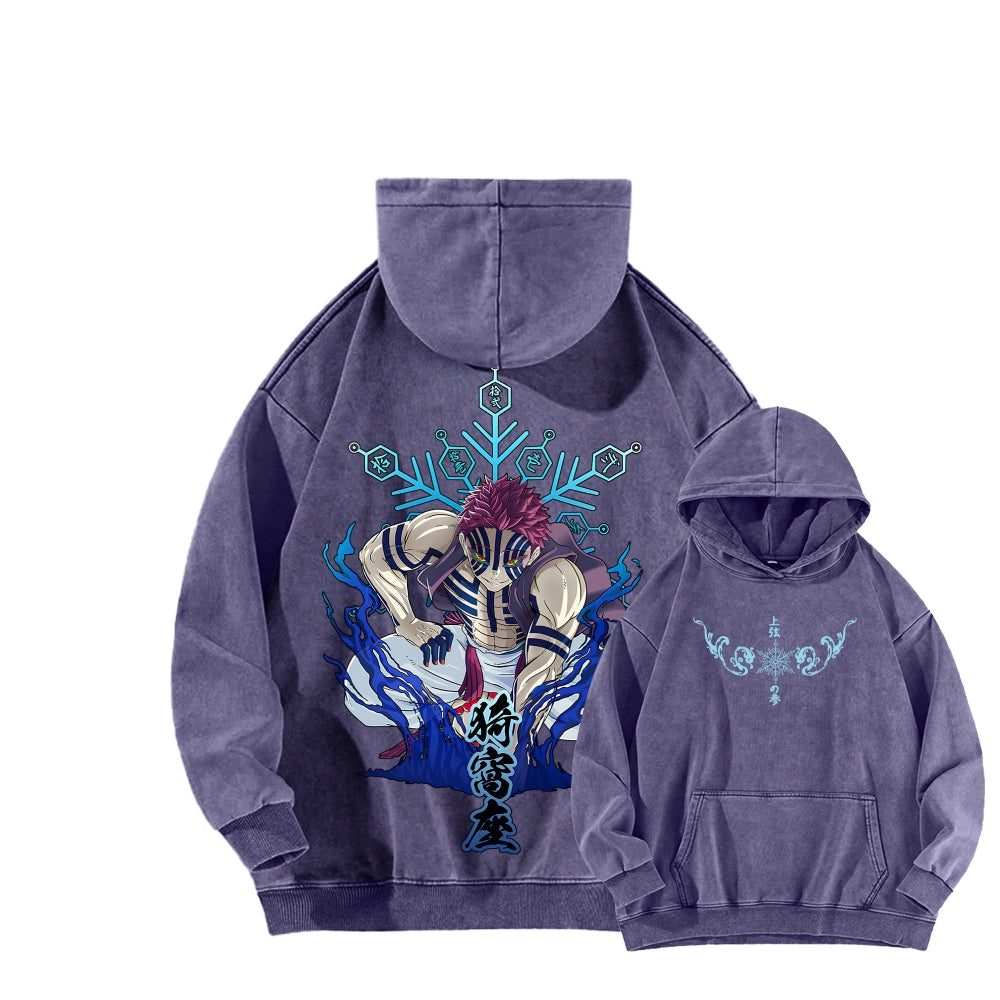 Demon Slayer Unisex Washed Hoodie 2511029984