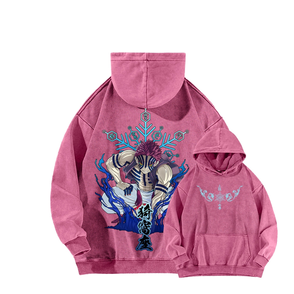 Demon Slayer Unisex Washed Hoodie 2511029984
