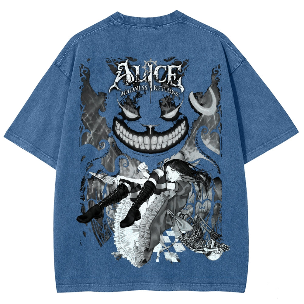 Alice Unisex Fit Washed T-Shirt 2512001626
