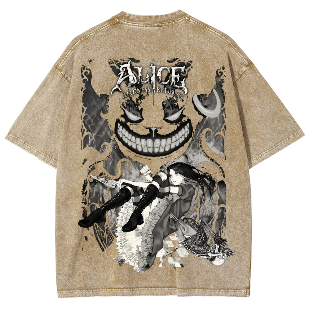 Alice Unisex Fit Washed T-Shirt 2512001626