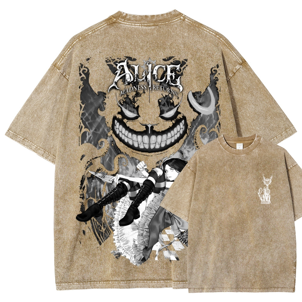 Alice Unisex Fit Washed T-Shirt 2512001626