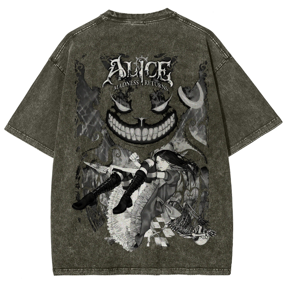 Alice Unisex Fit Washed T-Shirt 2512001626