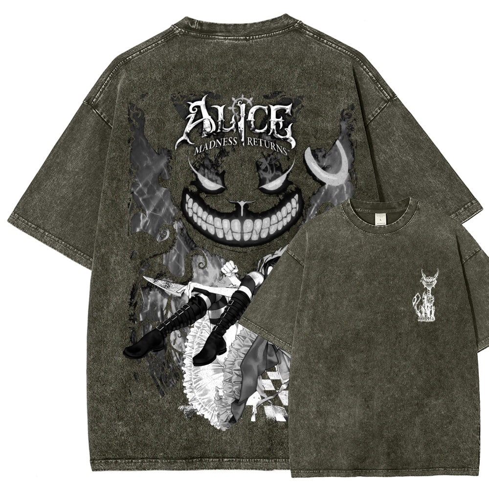 Alice Unisex Fit Washed T-Shirt 2512001626