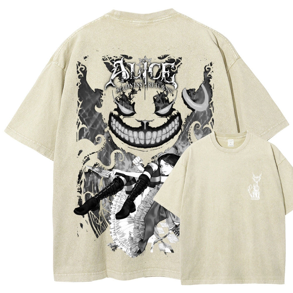Alice Unisex Fit Washed T-Shirt 2512001626