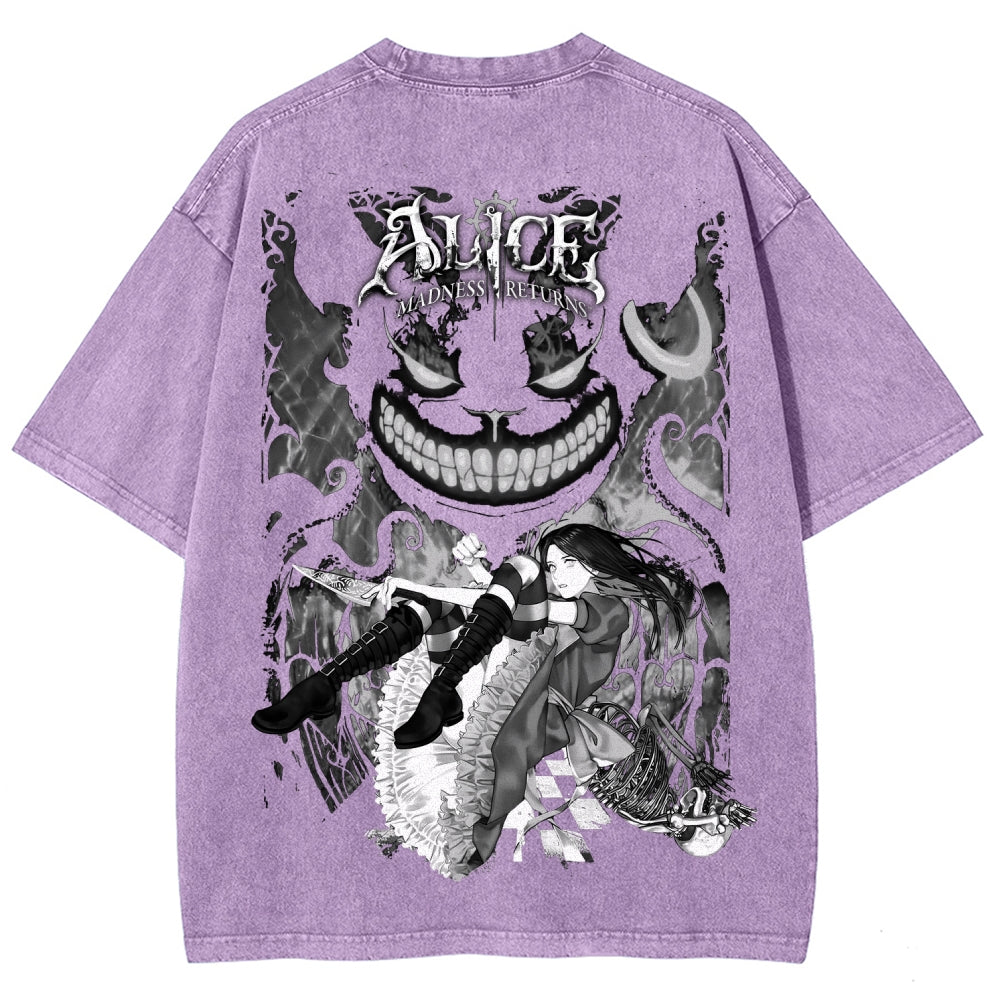 Alice Unisex Fit Washed T-Shirt 2512001626