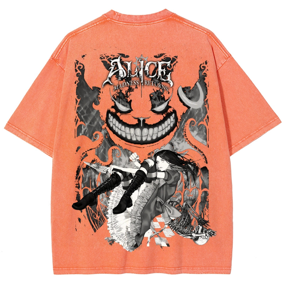 Alice Unisex Fit Washed T-Shirt 2512001626