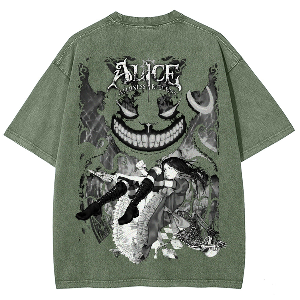 Alice Unisex Fit Washed T-Shirt 2512001626