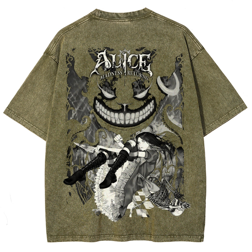 Alice Unisex Fit Washed T-Shirt 2512001626