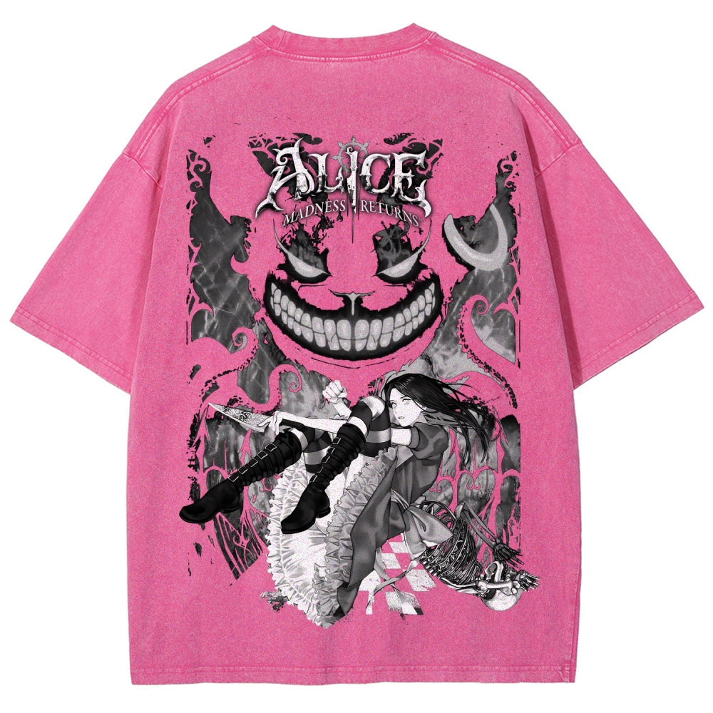 Alice Unisex Fit Washed T-Shirt 2512001626