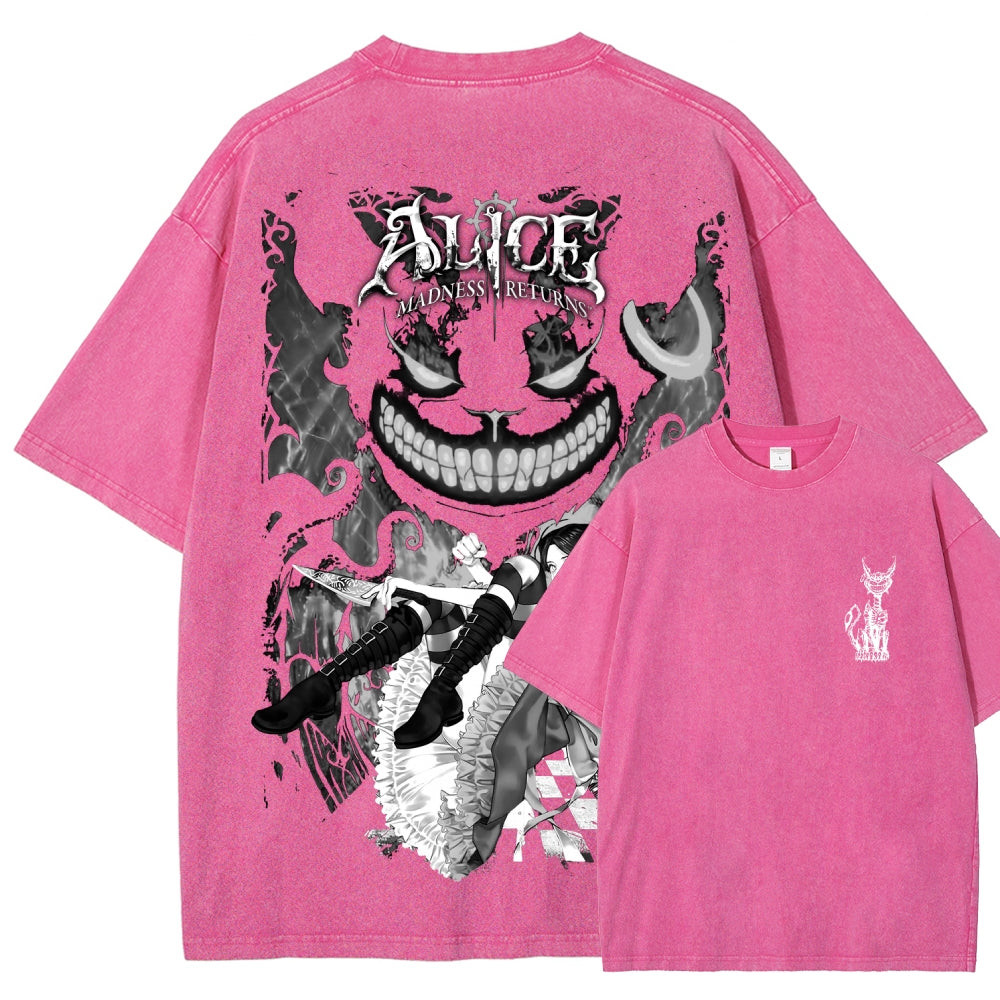 Alice Unisex Fit Washed T-Shirt 2512001626
