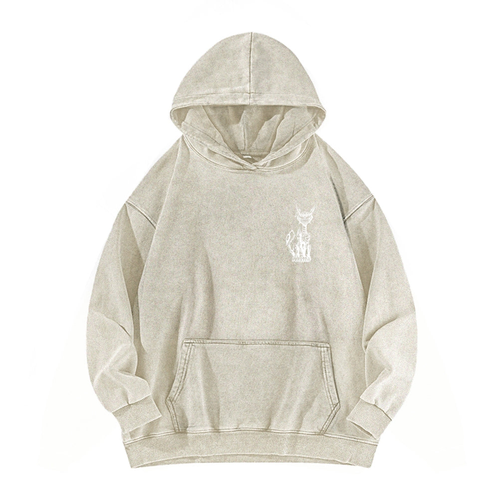 Alice Unisex Washed Hoodie 2512001632