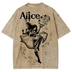 Alice Unisex Fit Washed T-Shirt 2512011583