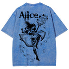Alice Unisex Fit Washed T-Shirt 2512011583