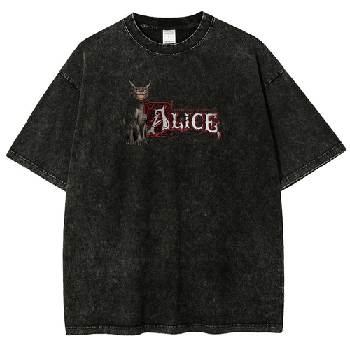 Alice Unisex Fit Washed T-Shirt 2512011737