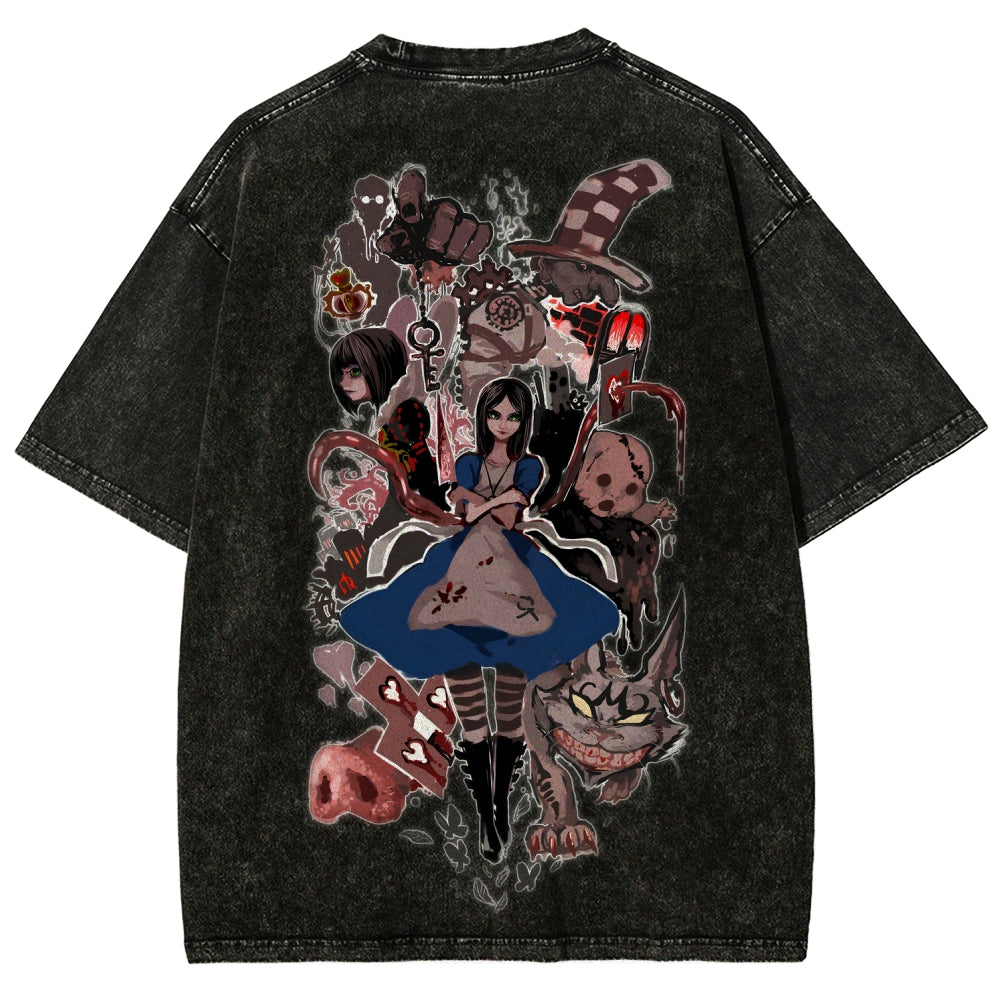 Alice Unisex Fit Washed T-Shirt 2512011737