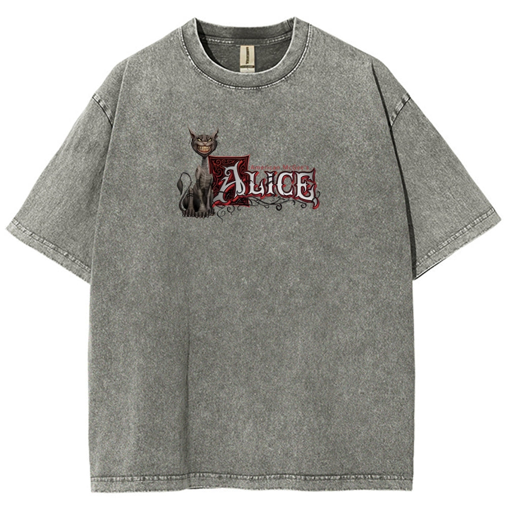Alice Unisex Fit Washed T-Shirt 2512011737