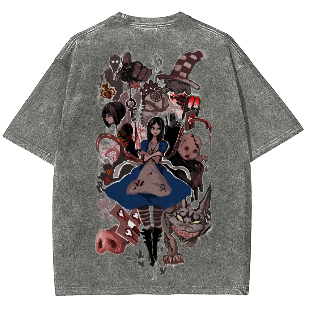 Alice Unisex Fit Washed T-Shirt 2512011737