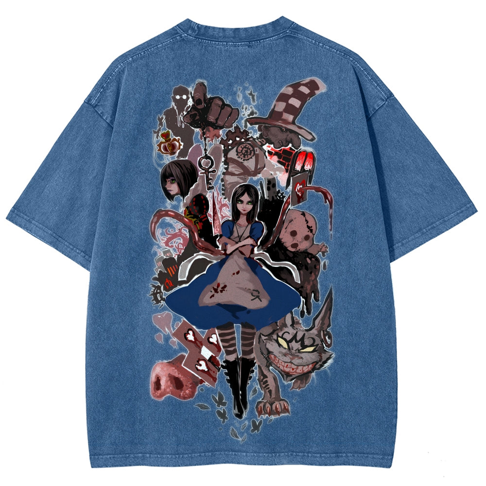 Alice Unisex Fit Washed T-Shirt 2512011737