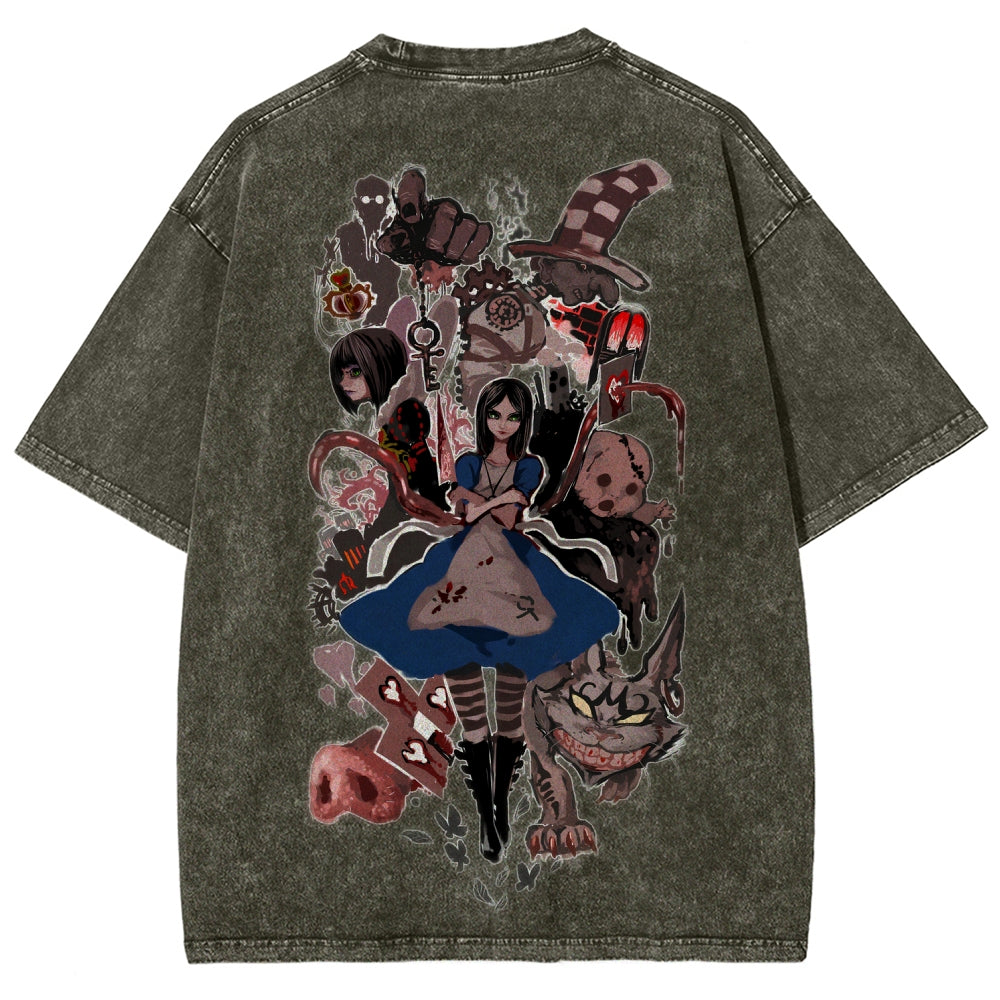 Alice Unisex Fit Washed T-Shirt 2512011737
