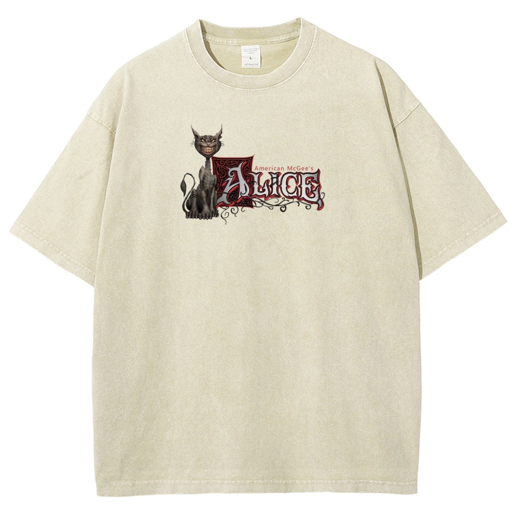 Alice Unisex Fit Washed T-Shirt 2512011737