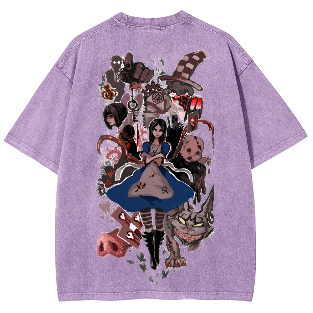 Alice Unisex Fit Washed T-Shirt 2512011737
