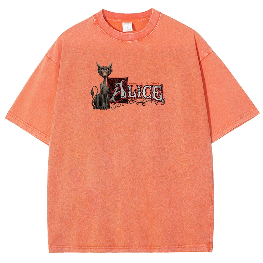 Alice Unisex Fit Washed T-Shirt 2512011737