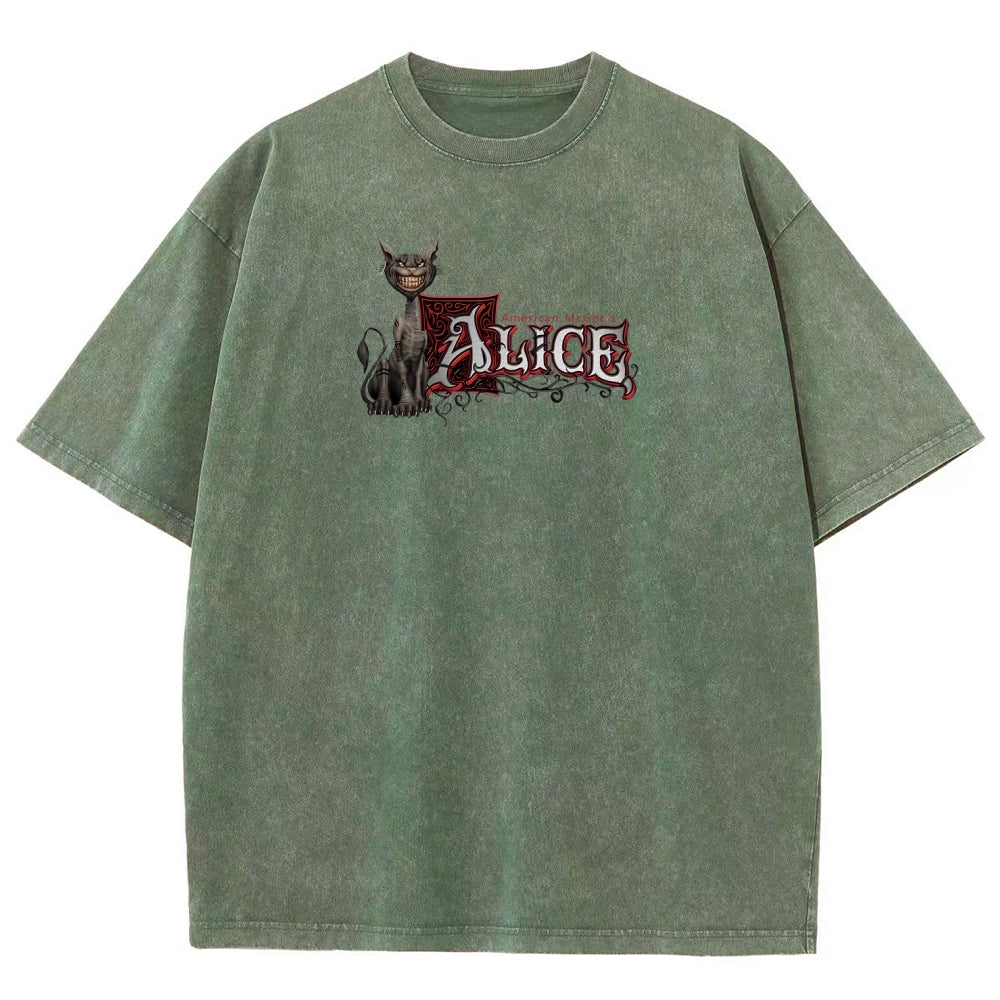 Alice Unisex Fit Washed T-Shirt 2512011737