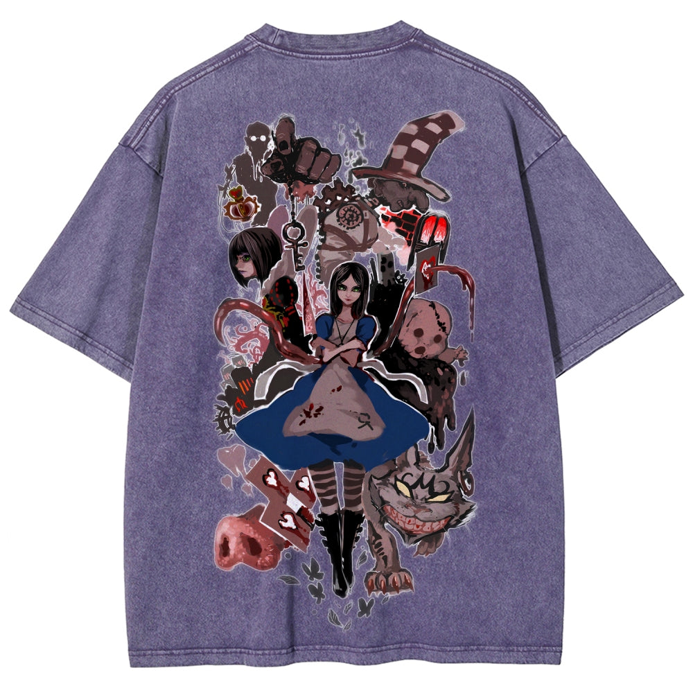 Alice Unisex Fit Washed T-Shirt 2512011737