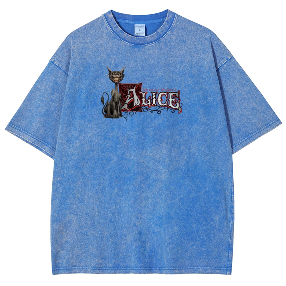 Alice Unisex Fit Washed T-Shirt 2512011737