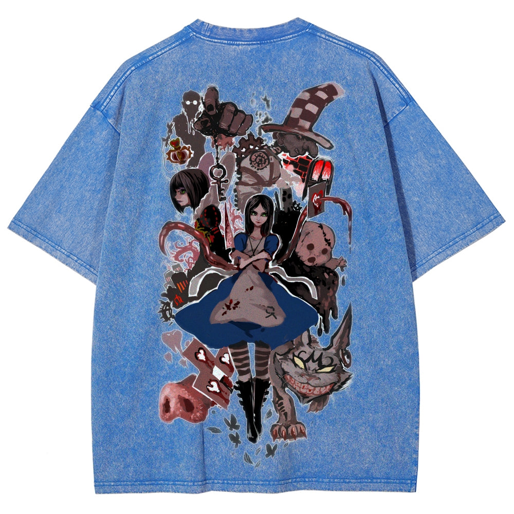 Alice Unisex Fit Washed T-Shirt 2512011737