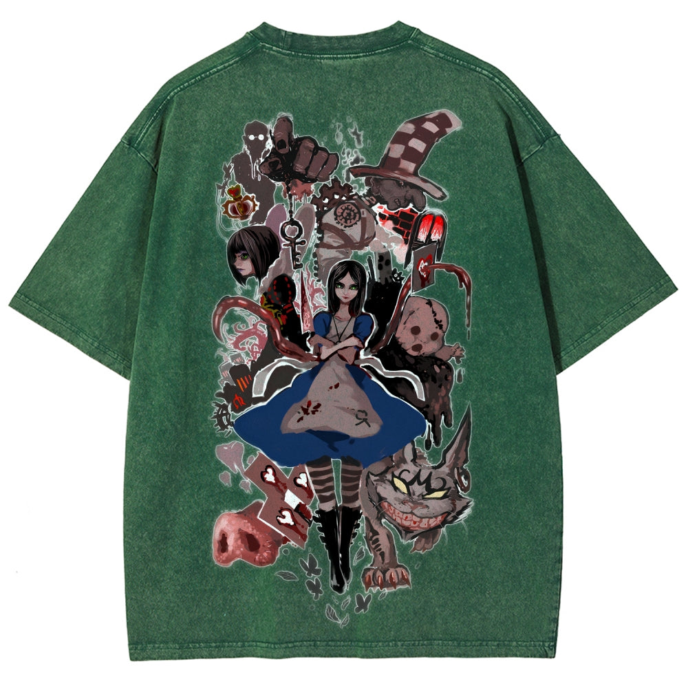 Alice Unisex Fit Washed T-Shirt 2512011737