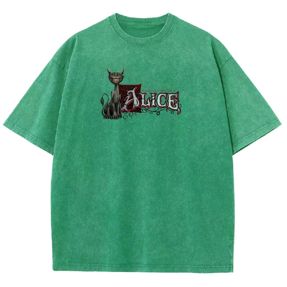 Alice Unisex Fit Washed T-Shirt 2512011737
