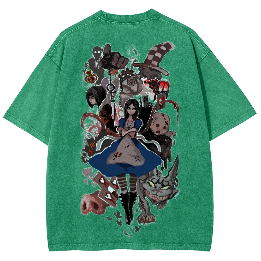 Alice Unisex Fit Washed T-Shirt 2512011737