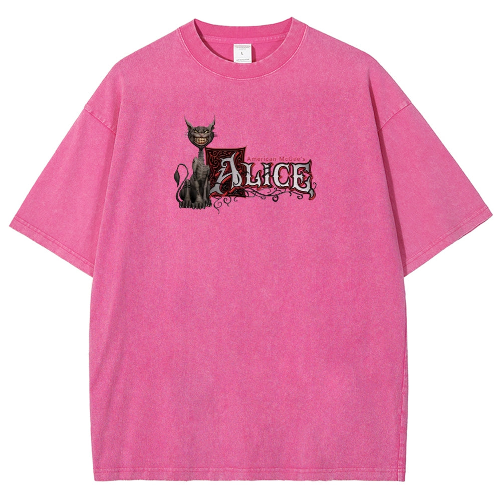 Alice Unisex Fit Washed T-Shirt 2512011737